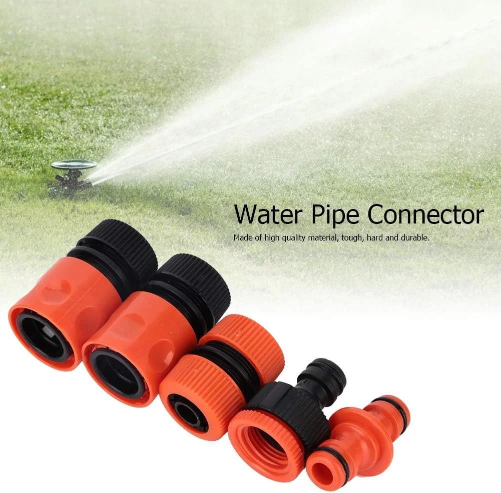 اتصال دهنده لوله آب Ejoyous، 5 عدد اتصالات شلنگ G1/2 اینچ، اتصال لوله آبیاری باغ برای لوله PVC