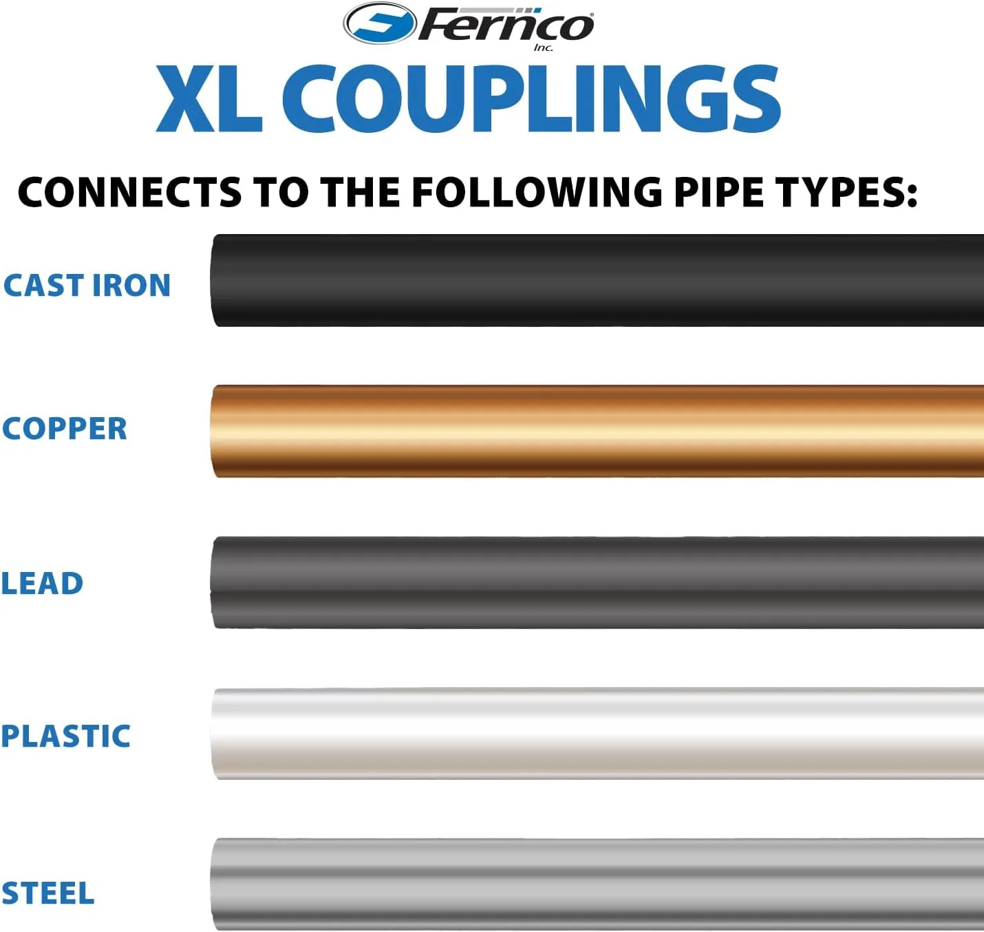 اتصال لوله انعطاف پذیر Fernco XL 1056-332، اتصال 3 اینچ چدن/پلاستیک/فولاد به 3 اینچ چدن/پلاستیک/فولاد اتصال لوله انعطاف پذیر Fernco XL 1056-332، اتصال 3 اینچ چدن/پلاستیک/فولاد به 3 اینچ چدن/پلاستیک/فولاد