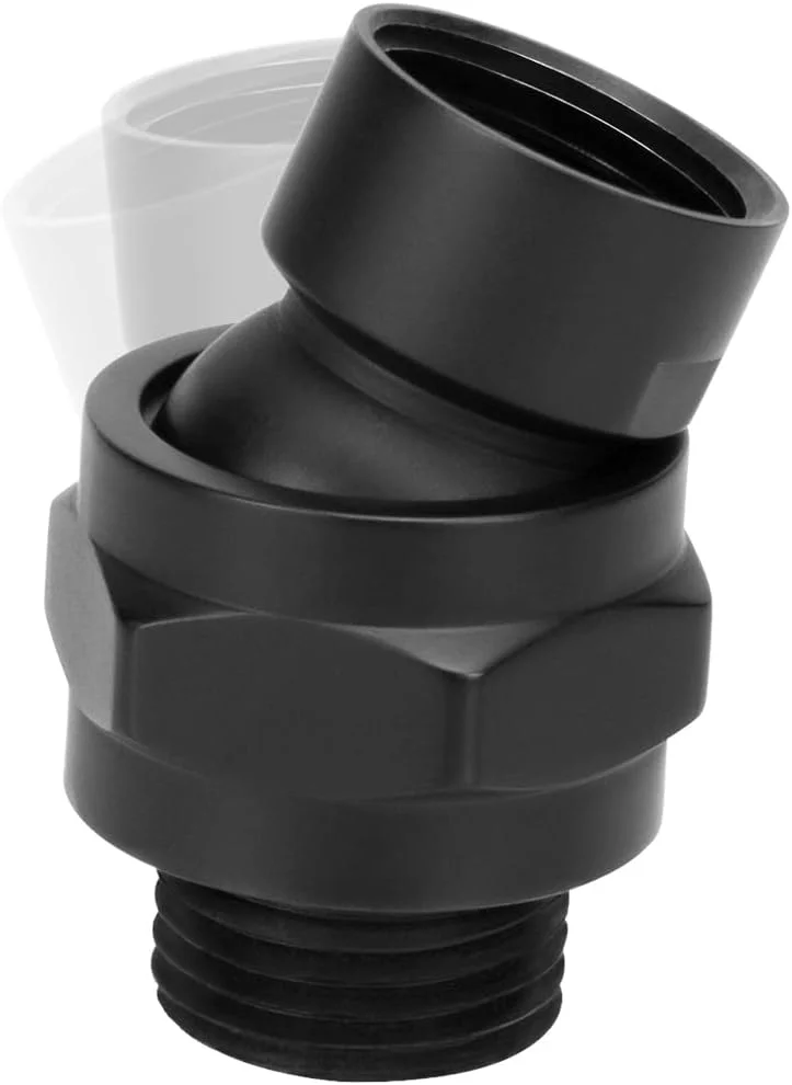 آداپتور توپی چرخان سردوش NearMoon - اتصال دهنده برنجی جامد، مفصل توپی قابل تنظیم، قطعه بازویی سردوش جهانی آداپتور توپی چرخان سردوش NearMoon - اتصال دهنده برنجی جامد، مفصل توپی قابل تنظیم، قطعه بازویی سردوش جهانی