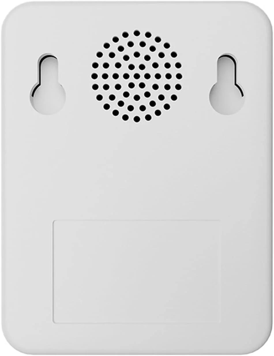 دستگاه تشخیص دی اکسید کربن قابل حمل Morelian با صفحه نمایش LCD و حمل آسان، آنالیزور هوشمند کیفیت هوا برای استفاده در خانه و محل کار با شارژ Type-C (سفید)