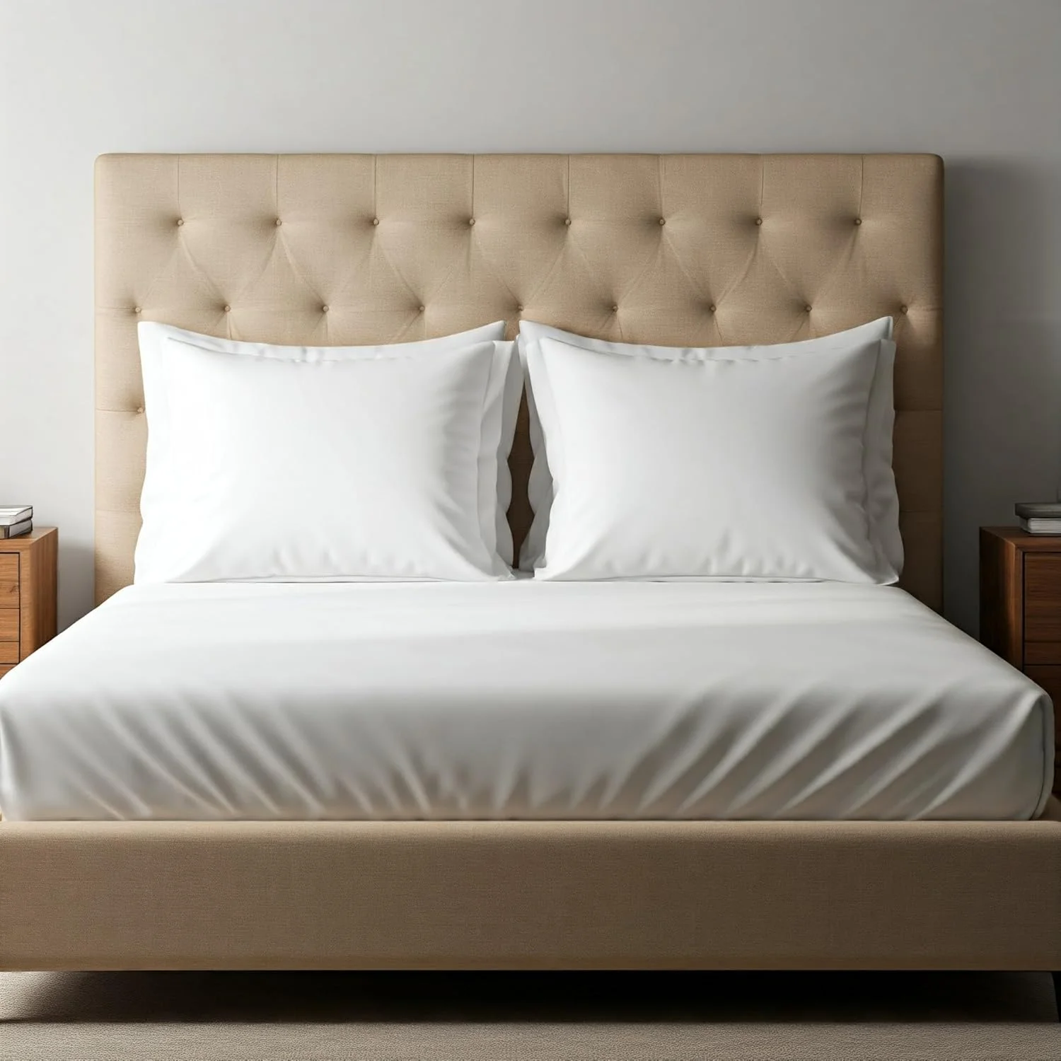 ست ملحفه تخت خواب Home-Tex Design - سایز کینگ 240X260 سانتی متر - سفید اپتیکال