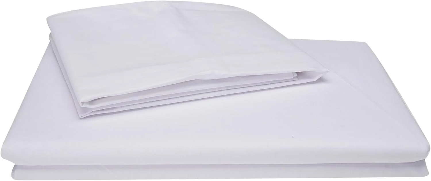 ملحفه تخت - یک نفره ۱۵۰X۲۶۰ سانتی متر، سفید اپتیکال ملحفه تخت - یک نفره ۱۵۰X۲۶۰ سانتی متر، سفید اپتیکال