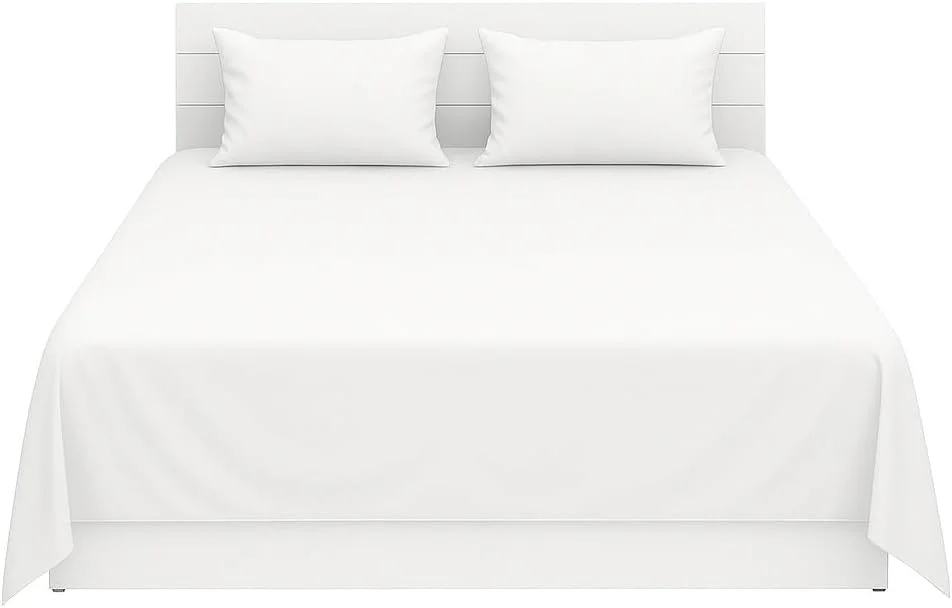 ست ملحفه تخت هتلی Linen Klub - دو تکه، مخلوط پنبه عالی با تراکم بافت 144، سایز: یک نفره (170 x 240 سانتی متر) + 1 روبالشتی هماهنگ (50 x 75 سانتی متر) برای یک تجربه خواب لوکس، سفید ست ملحفه تخت هتلی Linen Klub - دو تکه، مخلوط پنبه عالی با تراکم بافت 144، سایز: یک نفره (170 x 240 سانتی متر) + 1 روبالشتی هماهنگ (50 x 75 سانتی متر) برای یک تجربه خواب لوکس، سفید