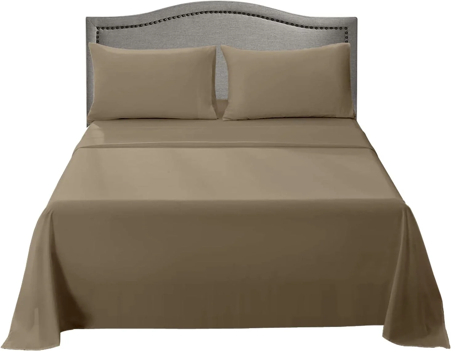 ست ملحفه تخت دونفره ۳ تکه Hotel Linen Klub، ۱۰۰٪ پنبه ساتن ۲۸۰TC رنگ ثابت، سایز: ۲۲۰x۲۴۰ سانتی متر + ۲ عدد روبالشتی ۵۰x۷۵ سانتی متر، رنگ: برنز ست ملحفه تخت دونفره ۳ تکه Hotel Linen Klub، ۱۰۰٪ پنبه ساتن ۲۸۰TC رنگ ثابت، سایز: ۲۲۰x۲۴۰ سانتی متر + ۲ عدد روبالشتی ۵۰x۷۵ سانتی متر، رنگ: برنز