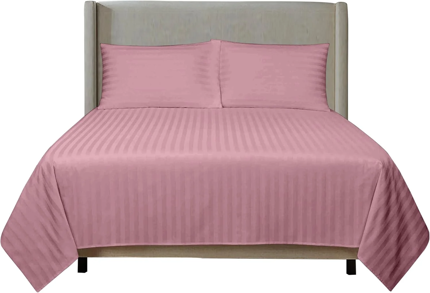 ست ملحفه تخت دو نفره Hotel Linen Klub، 3 تکه - کیفیت لوکس و فوق العاده نرم، سایز ملحفه 220 در 240 سانتی متر + روبالشی 50 در 75 سانتی متر، رنگ: صورتی پاستیلی ست ملحفه تخت دو نفره Hotel Linen Klub، 3 تکه - کیفیت لوکس و فوق العاده نرم، سایز ملحفه 220 در 240 سانتی متر + روبالشی 50 در 75 سانتی متر، رنگ: صورتی پاستیلی