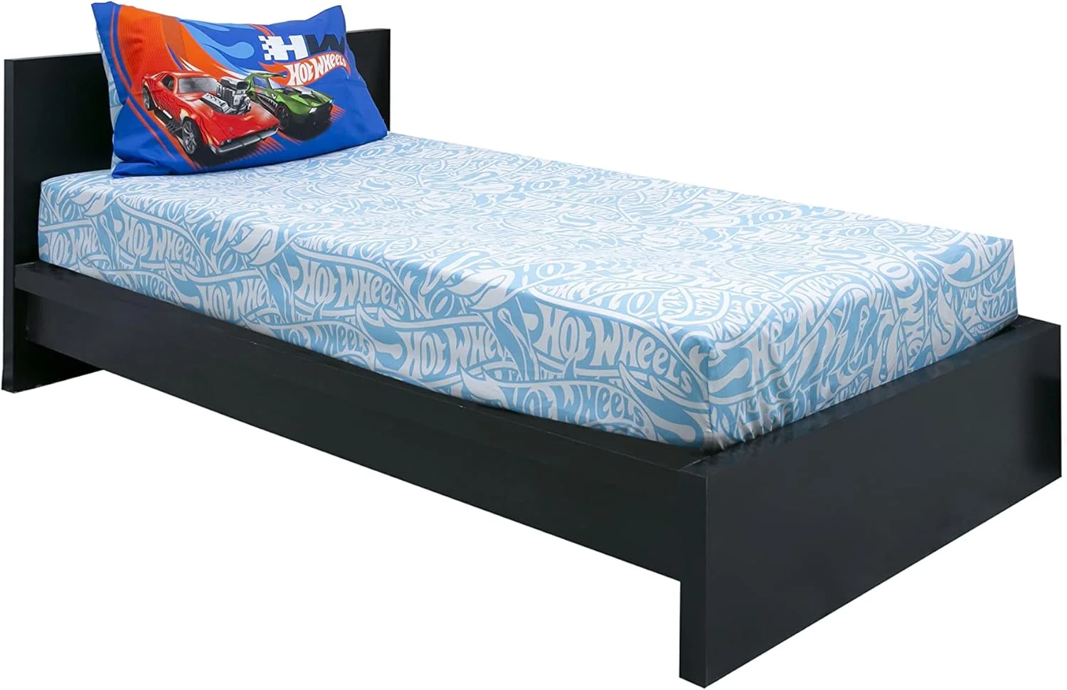 ست ملحفه کش دار یک نفره طرح ماشین مسابقه کودکانه، 2 تکه، جنس پارچه بسیار نرم و با کیفیت، سایز: ملحفه کش دار 120x200cm+25cm + 1 روبالشتی 50x75cm، یک نفره کش دار - آبی آسمانی، DY_HW_FTD_S، دوقلو ست ملحفه کش دار یک نفره طرح ماشین مسابقه کودکانه، 2 تکه، جنس پارچه بسیار نرم و با کیفیت، سایز: ملحفه کش دار 120x200cm+25cm + 1 روبالشتی 50x75cm، یک نفره کش دار - آبی آسمانی، DY_HW_FTD_S، دوقلو