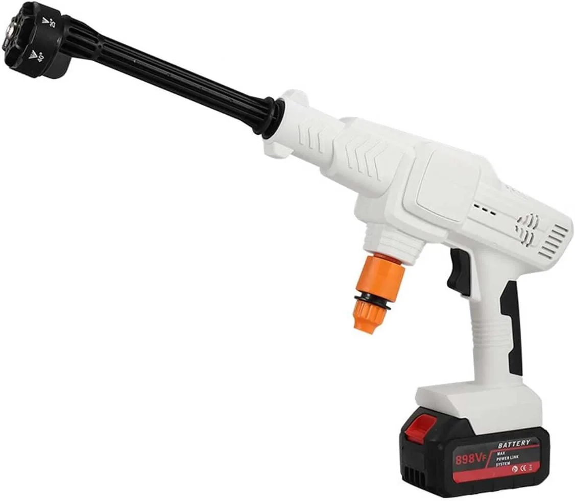 دستگاه کارواش بی سیم خودرو Labymos، قابل حمل، لیتیومی برقی، برس تمیز کننده خانگی خودرو، پمپ آب فشار قوی