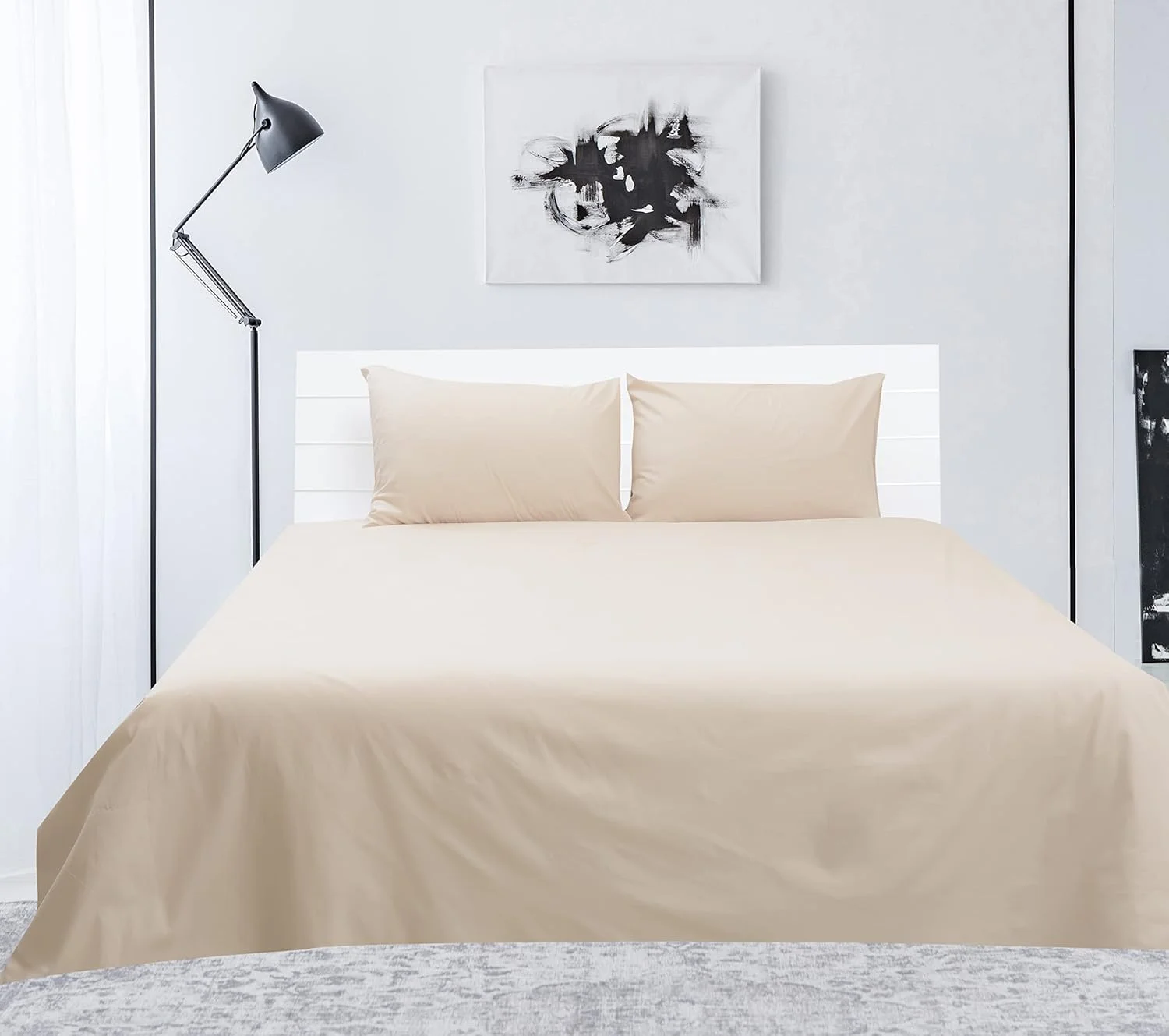 ست ملحفه تخت دو نفره هتل لینن کلاب 3 تکه - 180 نخ، 100% پنبه پرکال، ملحفه تخت (240 x 260 سانتی متر) و 2 عدد روبالشتی (50 x 75 سانتی متر)، ملحفه فوق العاده نرم و بادوام، رنگ سنگی ست ملحفه تخت دو نفره هتل لینن کلاب 3 تکه - 180 نخ، 100% پنبه پرکال، ملحفه تخت (240 x 260 سانتی متر) و 2 عدد روبالشتی (50 x 75 سانتی متر)، ملحفه فوق العاده نرم و بادوام، رنگ سنگی