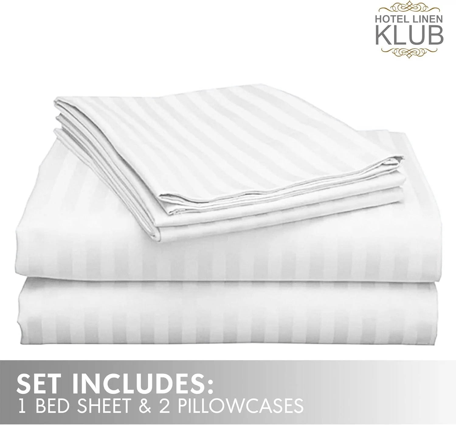 ست ملحفه تخت یک نفره دو تکه Hotel Linen Klub با راه راه 1 سانتی متری، جنس: ساتن 100% پنبه 250TC با راه راه 1 سانتی متری، سفید، یک نفره، 2724302387277 ست ملحفه تخت یک نفره دو تکه Hotel Linen Klub با راه راه 1 سانتی متری، جنس: ساتن 100% پنبه 250TC با راه راه 1 سانتی متری، سفید، یک نفره، 2724302387277