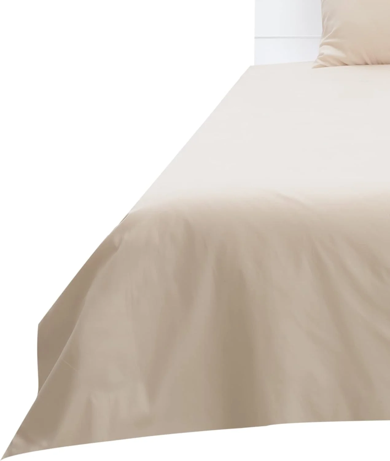 ست ملحفه تخت دو نفره هتل لینن کلاب 3 تکه - 180 نخ، 100% پنبه پرکال، ملحفه تخت (240 x 260 سانتی متر) و 2 عدد روبالشتی (50 x 75 سانتی متر)، ملحفه فوق العاده نرم و بادوام، رنگ سنگی