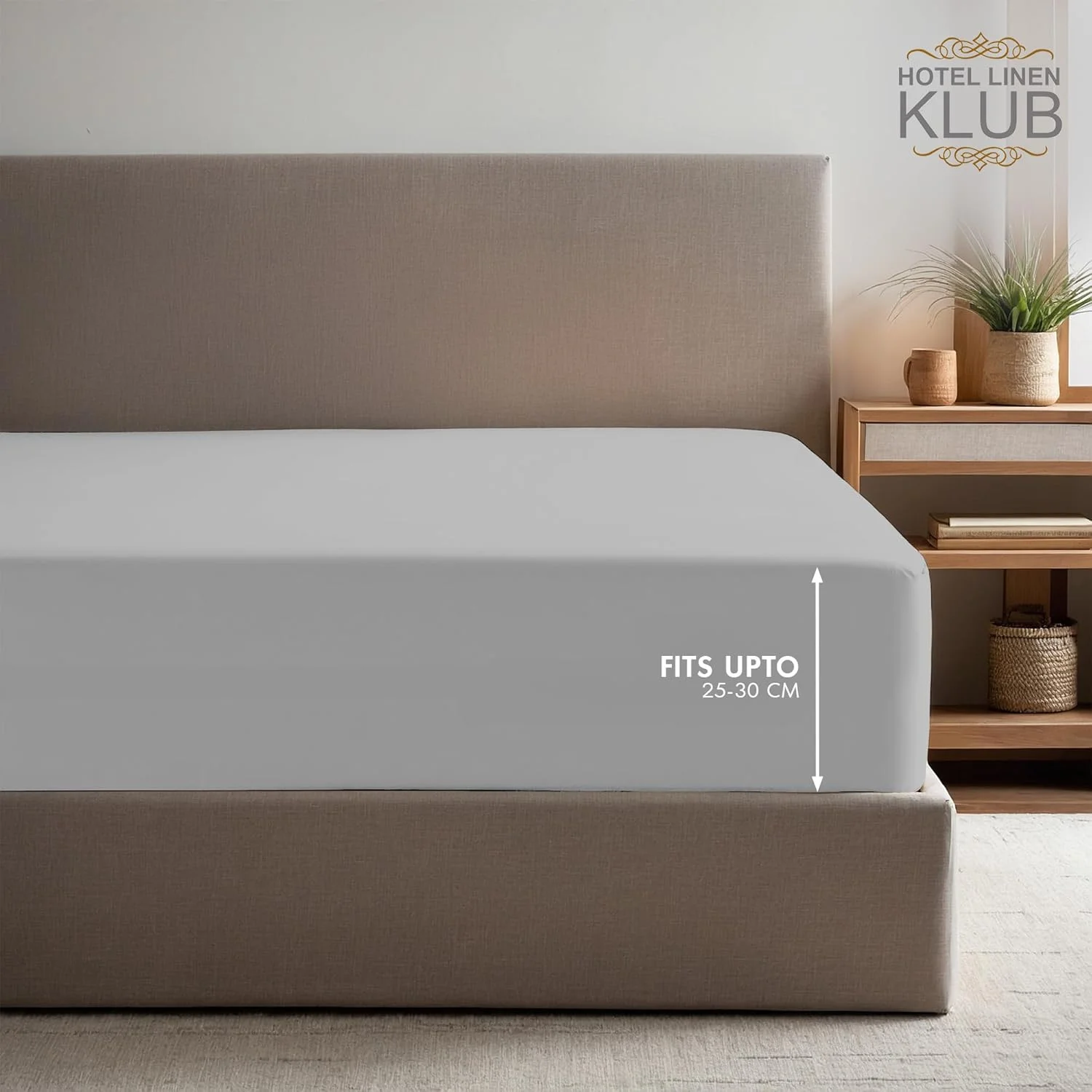 ملحفه کشدار هتلی کلاب سایز کویین - یک تکه، 100% پنبه، 250 تراکم نخ برای نرمی و راحتی بینظیر، پارچه خنک و تنفسپذیر، اندازه: 180 x 200 سانتیمتر، لبههای کشدار با عمق زیاد، نقرهای ملحفه کشدار هتلی کلاب سایز کویین - یک تکه، 100% پنبه، 250 تراکم نخ برای نرمی و راحتی بینظیر، پارچه خنک و تنفسپذیر، اندازه: 180 x 200 سانتیمتر، لبههای کشدار با عمق زیاد، نقرهای