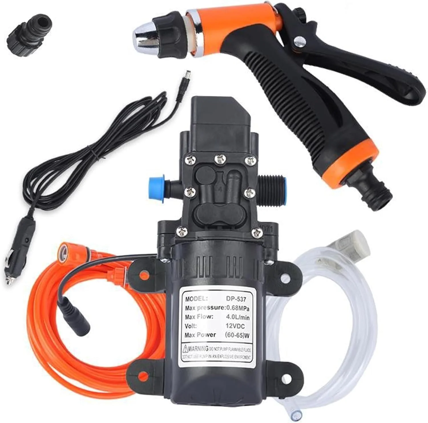 پمپ کارواش Nyganmelloz، دستگاه شستشوی خودرو، آبپاش فشار قوی، پمپ انتقال آب برقی، کیت کارواش سریع خود مکش فشار قوی قابل حمل برای استفاده در خودرو، کامیون و منزل