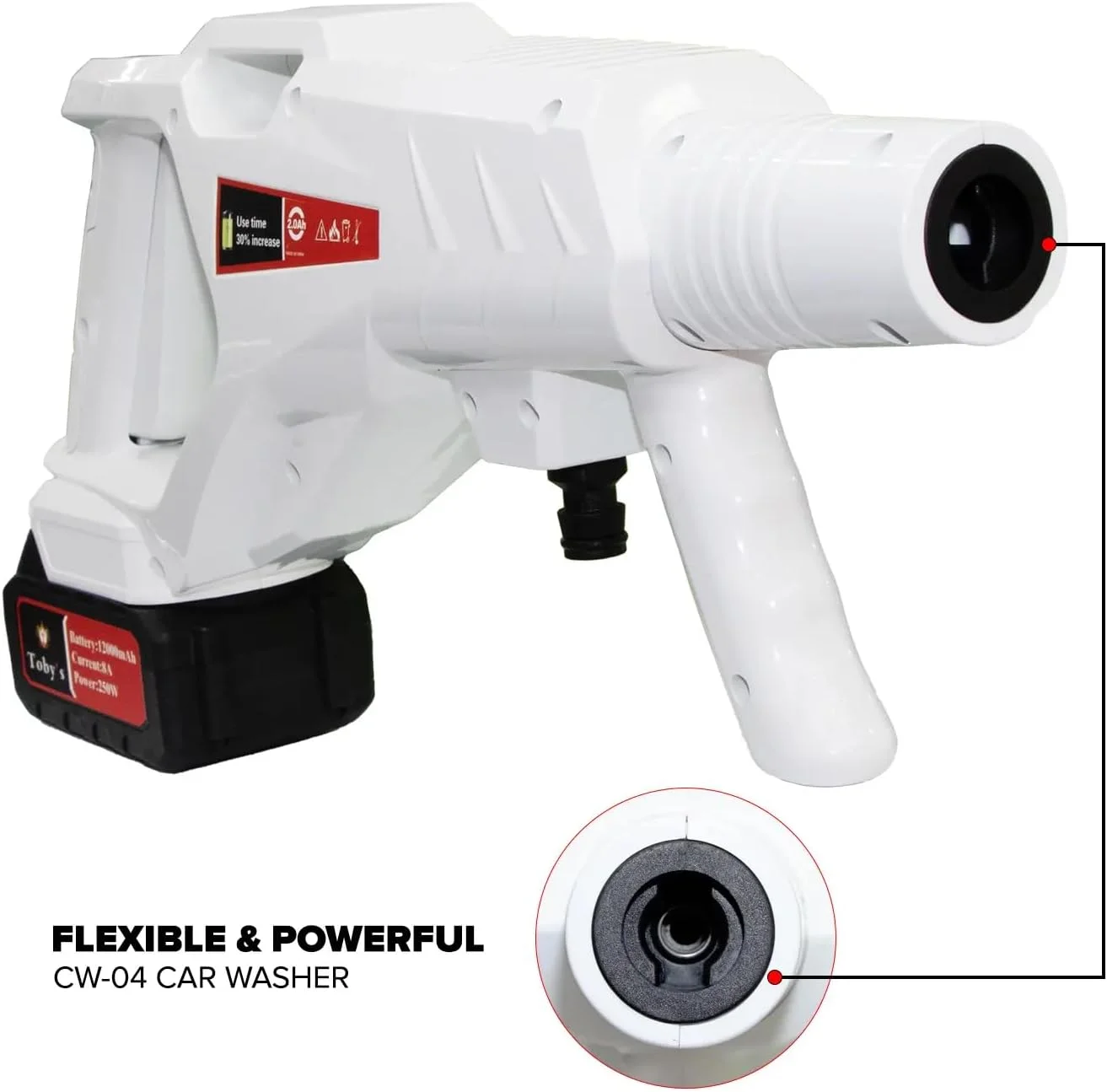 کیت تمیز کننده خودرو پمپ آب فشار قوی برقی بی سیم MIRHA - بی سیم، با راندمان بالا، راه حل شستشوی خودکار سازگار با محیط زیست کیت تمیز کننده خودرو پمپ آب فشار قوی برقی بی سیم MIRHA - بی سیم، با راندمان بالا، راه حل شستشوی خودکار سازگار با محیط زیست