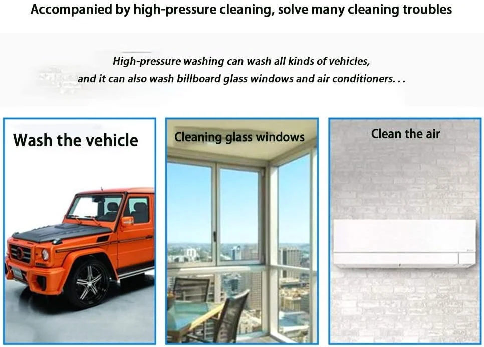 کارواش فشار قوی قابل حمل Liangzi 12V 70W، کیت پمپ شستشوی برقی خودرو + شلنگ تمیز کننده جت واش برای شستشوی باغ خانگی