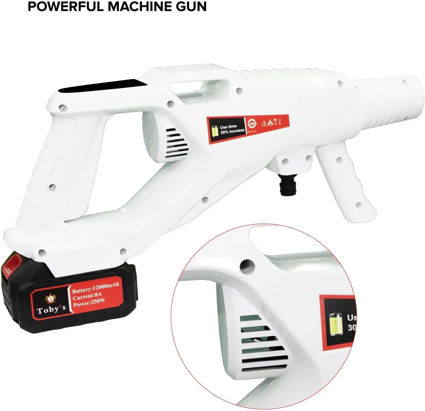 کیت تمیز کننده خودرو پمپ آب فشار قوی برقی بی سیم MIRHA - بی سیم، با راندمان بالا، راه حل شستشوی خودکار سازگار با محیط زیست کیت تمیز کننده خودرو پمپ آب فشار قوی برقی بی سیم MIRHA - بی سیم، با راندمان بالا، راه حل شستشوی خودکار سازگار با محیط زیست