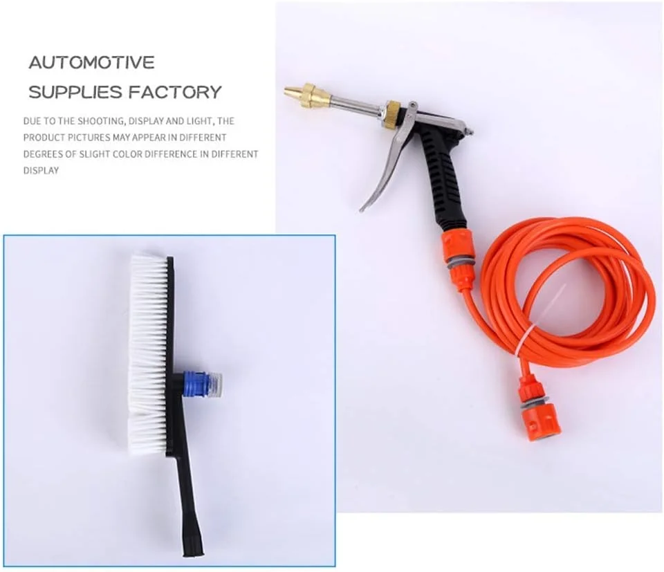 کارواش فشار قوی قابل حمل Liangzi 12 ولت، کیت پمپ شستشوی برقی خودرو + شلنگ جت واش برای شستشوی خودرو، خانه و باغ