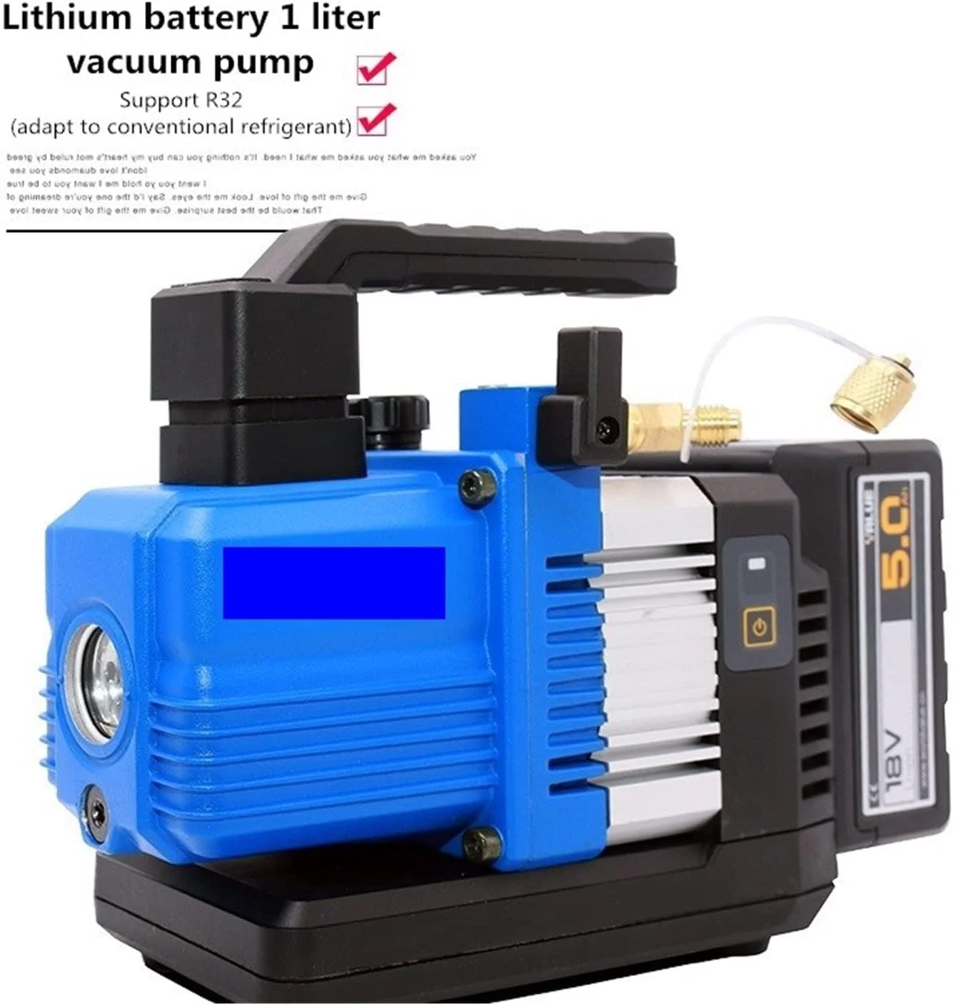 پمپ وکیوم 180 وات 18 ولت VRP-2DLi، پمپ وکیوم DC براشلس با باتری لیتیومی، استخراج کننده هوا، مناسب برای تهویه مطبوع R32