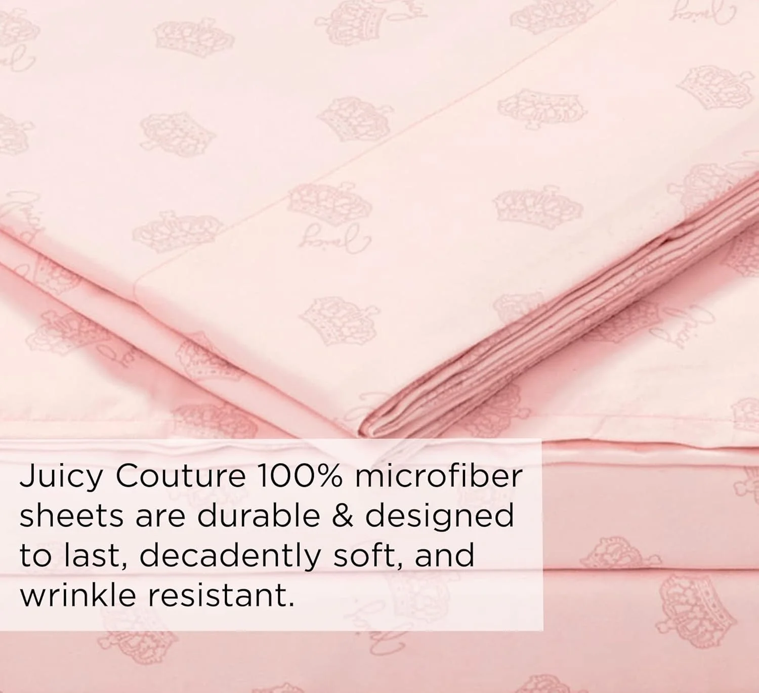 ست ملحفه جوسی کوتور - طرح تاج JC | ملحفه تخت خواب یک نفره | ست 3 تکه شامل ملحفه کش دار، ملحفه تخت و روبالشی | جیب های عمیق، مقاوم در برابر چروک و ضد پرز | صورتی ست ملحفه جوسی کوتور - طرح تاج JC | ملحفه تخت خواب یک نفره | ست 3 تکه شامل ملحفه کش دار، ملحفه تخت و روبالشی | جیب های عمیق، مقاوم در برابر چروک و ضد پرز | صورتی