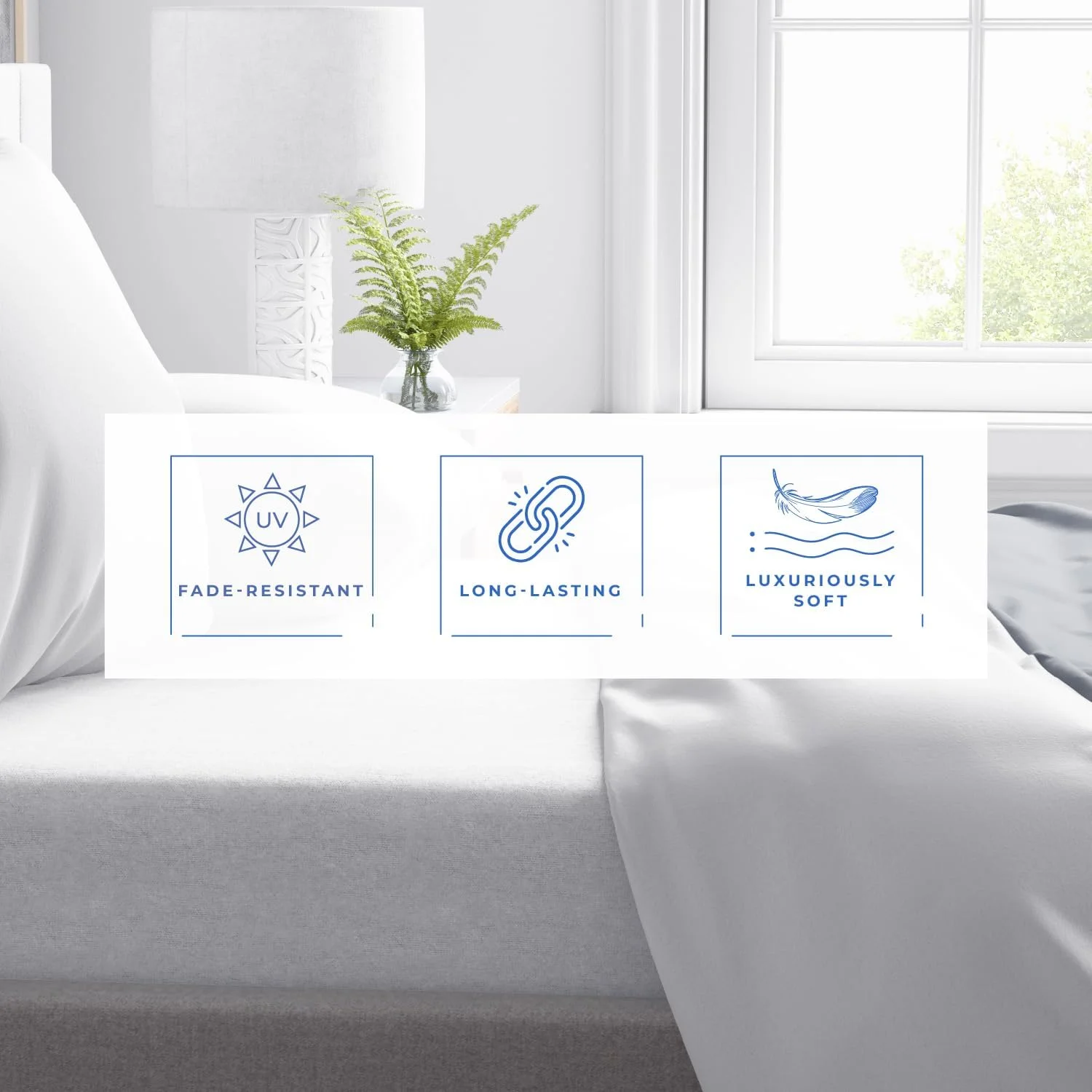 ست ملحفه کشدار کینگ پنبهای با بافت متراکم ۸۰۰ (۱۵۰cm X ۲۰۰cm) به همراه ۲ روبالشتی (۵۰cm X ۷۵cm)، کالای خواب ممتاز (سفید) ست ملحفه کشدار کینگ پنبهای با بافت متراکم ۸۰۰ (۱۵۰cm X ۲۰۰cm) به همراه ۲ روبالشتی (۵۰cm X ۷۵cm)، کالای خواب ممتاز (سفید)