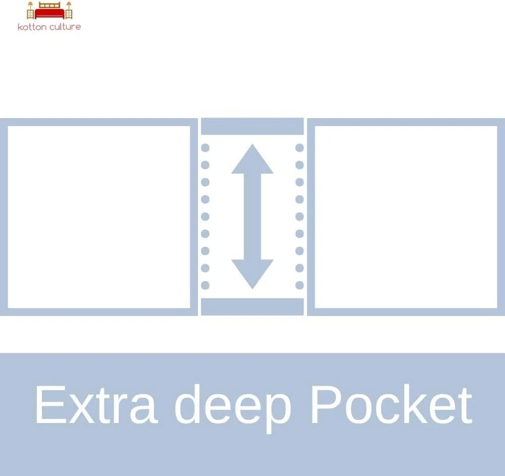 ملحفه های تخت خواب سایز کینگ راه راه سفید هتل کالکشن نرم و تنفسی - ست ملحفه 4 تکه - 180cm x 200cm با جیب عمیق، 1 ملحفه تخت و 2 روبالشتی 600TC پنبه الیاف بلند