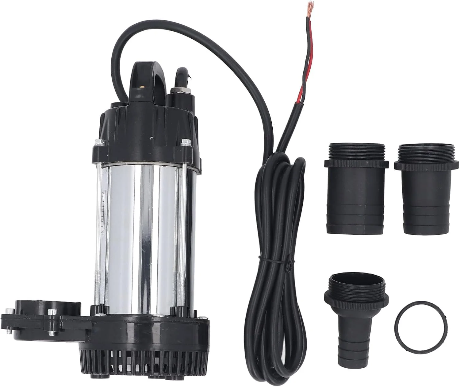 پمپ آب شناور DC24V خورشیدی با موتور مسی 260 واتی و خروجی چند سایز، پمپ چاه عمیق برای سیستم آبیاری مزرعه چراگاه