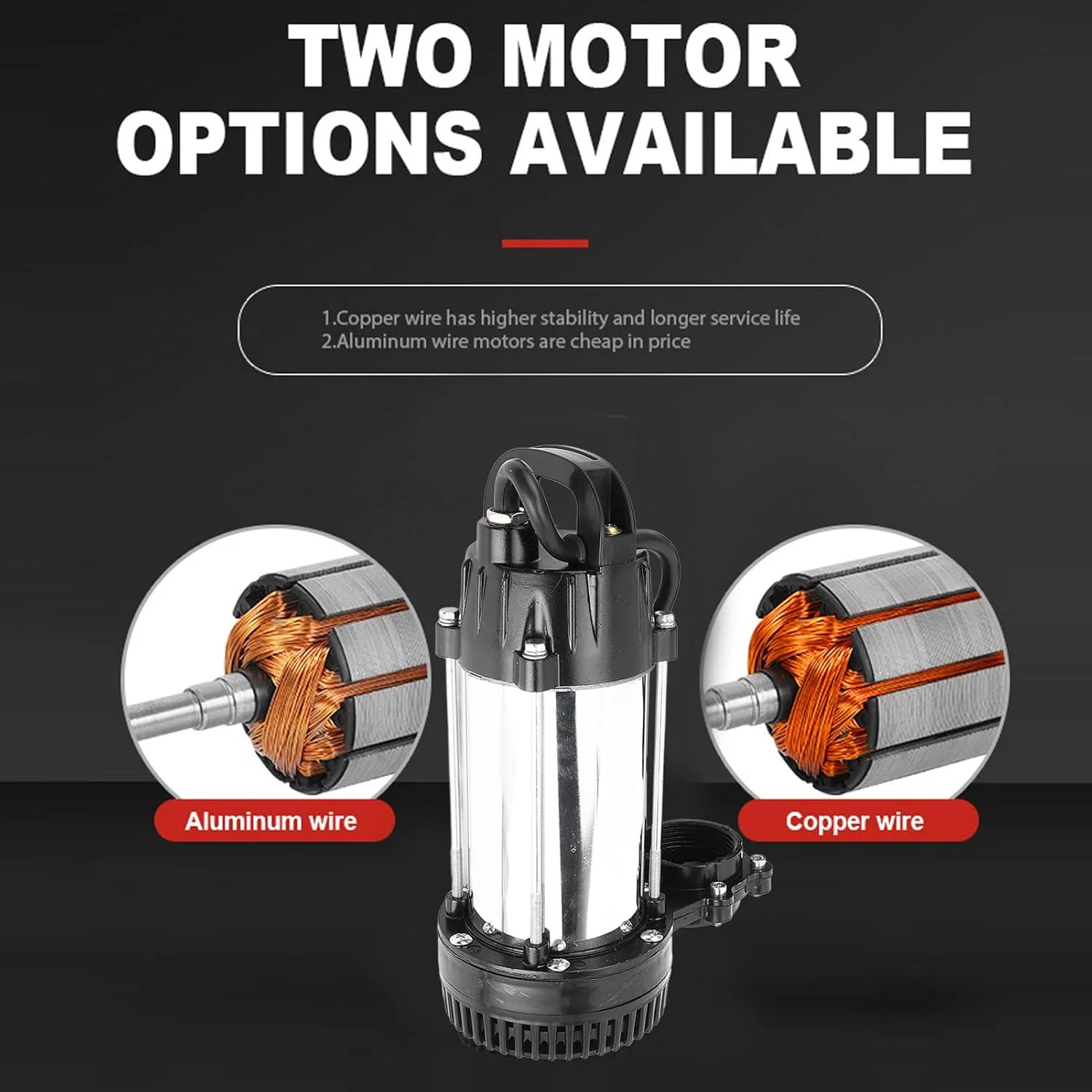 پمپ آب خورشیدی Torvex، پمپ شناور 12 ولت DC با موتور 220 وات و خروجی 1، 1.5 و 2 اینچ، پمپ خورشیدی چاه عمیق برای سیستم آبیاری مزرعه