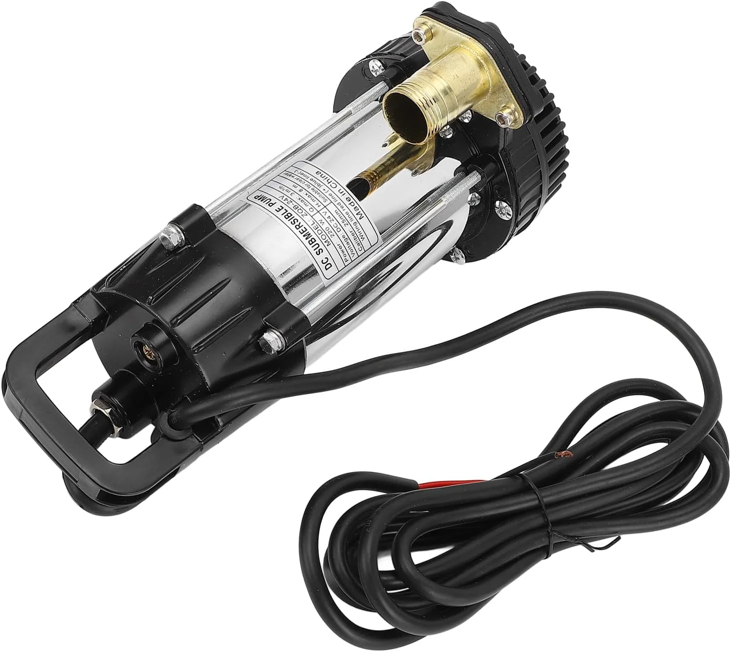 پمپ شناور Torvex، پمپ آب 24 ولت DC با خروجی 1 اینچی و موتور براشلس 220 واتی، جریان 3 متر مکعب در ساعت، ارتفاع 8 متر، پمپ چاه عمیق برای استفاده در مزرعه پمپ شناور Torvex، پمپ آب 24 ولت DC با خروجی 1 اینچی و موتور براشلس 220 واتی، جریان 3 متر مکعب در ساعت، ارتفاع 8 متر، پمپ چاه عمیق برای استفاده در مزرعه