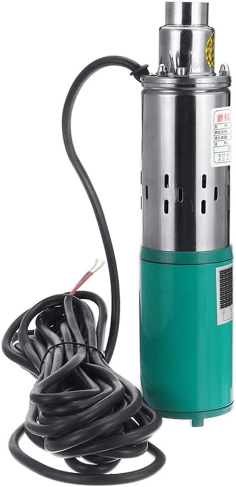 پمپ آب شناور خورشیدی ZLQHDG 50 متری 12/24 ولت، پمپ DC خورشیدی فشار قوی با ارتفاع بالا، پمپ چاه عمیق آبیاری کشاورزی باغ، 24 ولت