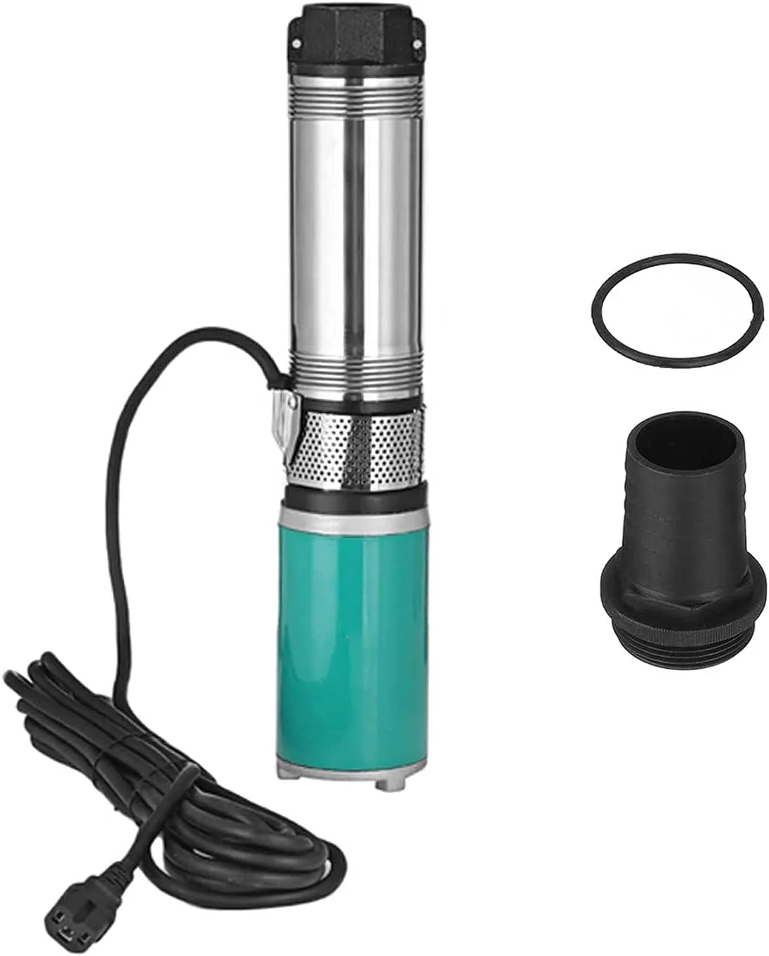 پمپ شناور DC با توان 600 وات برای چاه های عمیق، پمپ آب DC با انرژی خورشیدی جایگزین برای آبیاری باغ