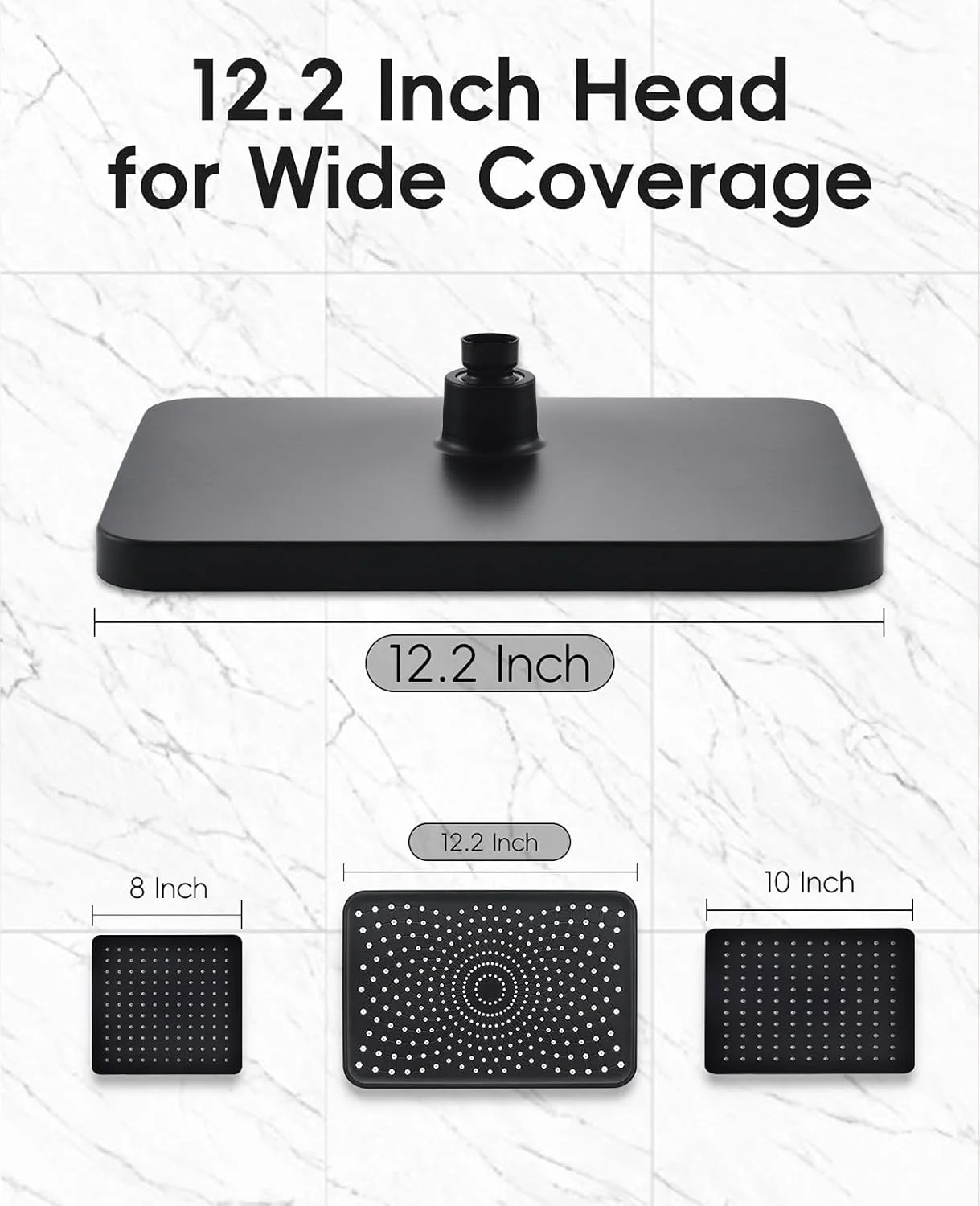 سردوش بارانی ممتاز 31 سانتیمتری به همراه دوشی دستی، سردوش بزرگ بارانی سقفی | دوشی دستی با 4 حالت اسپری آب | سردوش دوتایی قابل تنظیم | نازلهای ضد گرفتگی | فناوری ترکیب هوا سردوش بارانی ممتاز 31 سانتیمتری به همراه دوشی دستی، سردوش بزرگ بارانی سقفی | دوشی دستی با 4 حالت اسپری آب | سردوش دوتایی قابل تنظیم | نازلهای ضد گرفتگی | فناوری ترکیب هوا