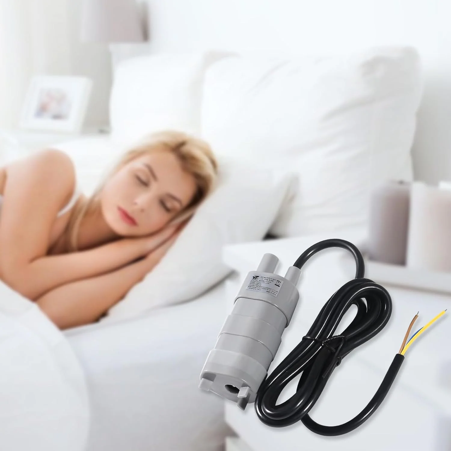 پمپ آب شناور 24 ولت، پمپ های جریان بالا 1.2 آمپر، 14 لیتر در دقیقه 600 لیتر در ساعت DC 24 ولت 17 وات، پمپ آب مینیاتوری کم صدا، کابل 1.5 متری، ارتفاع 5 متری برای خانه موتوری، حوض، آکواریوم، مخزن ماهی، فواره 1 عدد