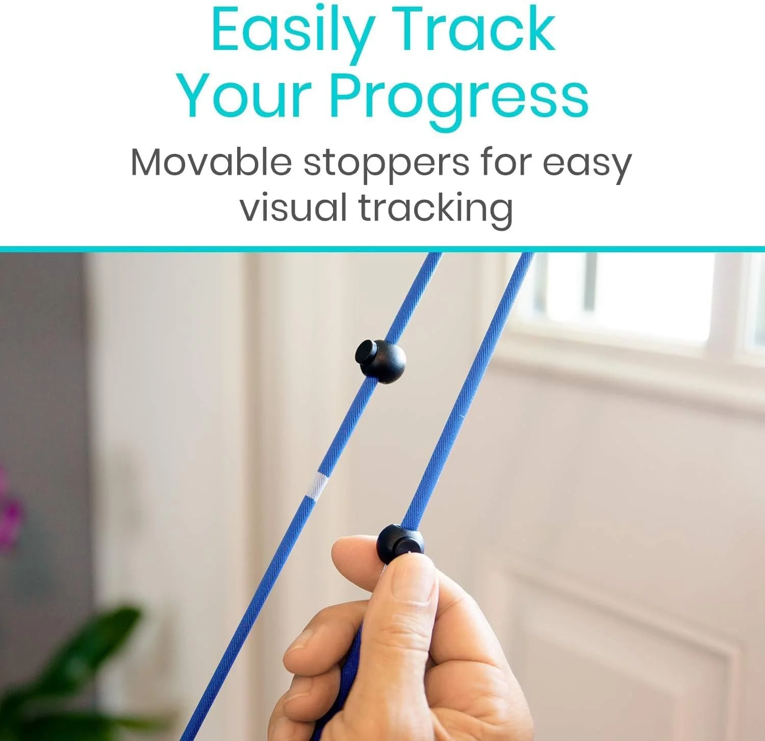 قرقره شانه Vive برای توانبخشی، تمرینات توانبخشی بازو، سیستم تمرین برای شانه یخ زده، فیزیوتراپی، کشش انعطاف پذیری، تقویت دامنه حرکتی - آبی