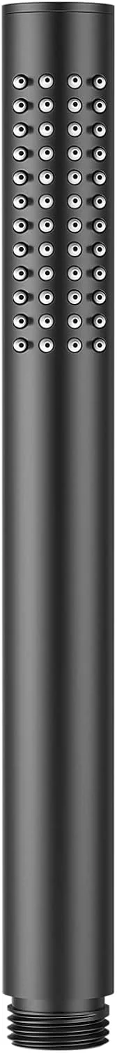 سردوش دستی برنجی فشار قوی با نازل های لاستیکی با قابلیت تمیز کردن آسان، تک حالته (سردوش مشکی)