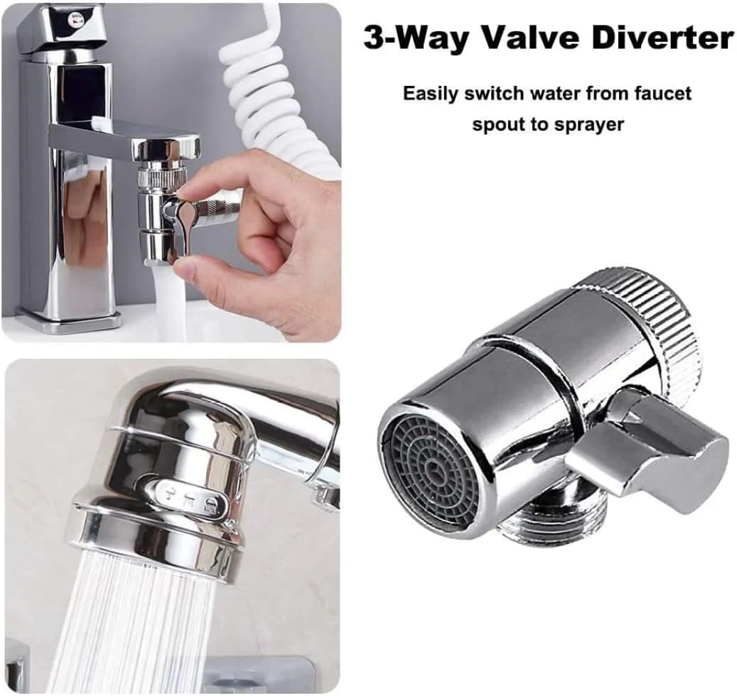 آداپتور شیر آب، دوش دستی، سر دوش دستی ABS برای شیر آب حمام، کیت شلنگ و اسپری سینک خارجی، برای شستشوی مو، دوش حیوانات خانگی، اتاق سرویس بهداشتی آداپتور شیر آب، دوش دستی، سر دوش دستی ABS برای شیر آب حمام، کیت شلنگ و اسپری سینک خارجی، برای شستشوی مو، دوش حیوانات خانگی، اتاق سرویس بهداشتی