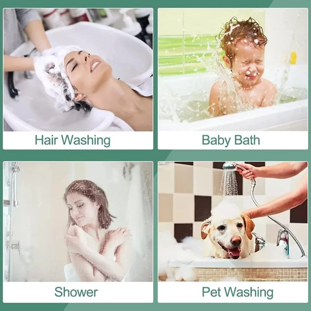 آداپتور شیر آب، دوش دستی، سر دوش دستی ABS برای شیر آب حمام، کیت شلنگ و اسپری سینک خارجی، برای شستشوی مو، دوش حیوانات خانگی، اتاق سرویس بهداشتی آداپتور شیر آب، دوش دستی، سر دوش دستی ABS برای شیر آب حمام، کیت شلنگ و اسپری سینک خارجی، برای شستشوی مو، دوش حیوانات خانگی، اتاق سرویس بهداشتی