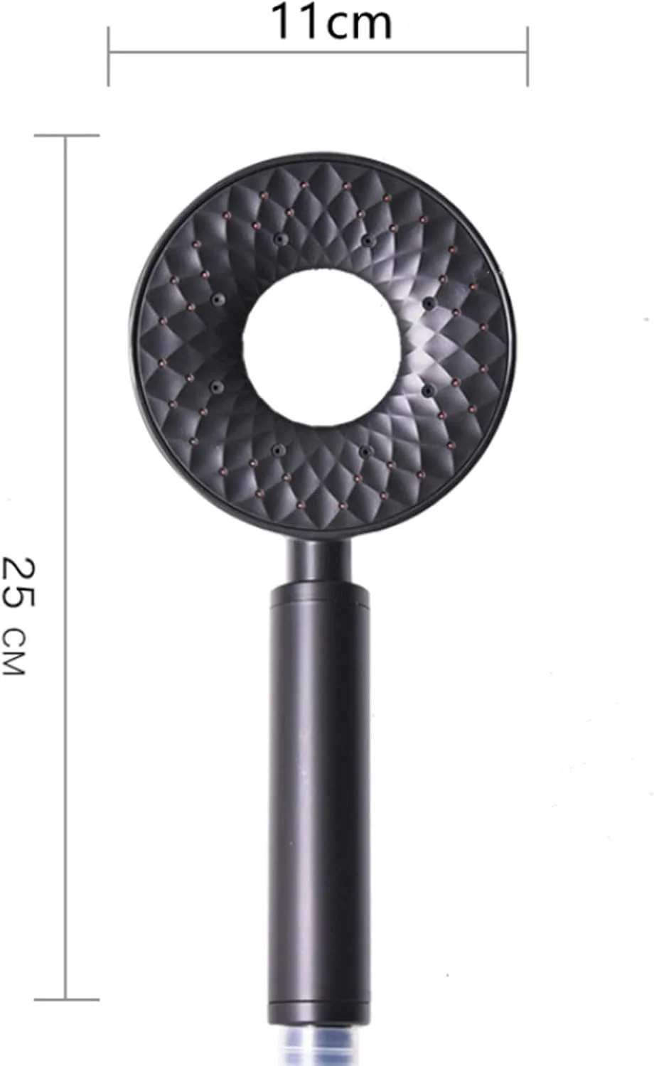 سردوش قابل تنظیم بارانی دستی گرد با نازل اسپری، لوازم جانبی حمام