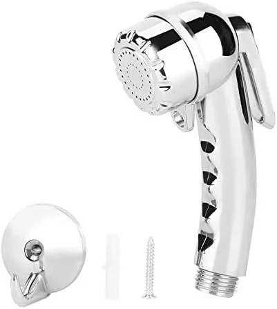 سری دوش اسپری بیده قابل تنظیم G1/2 اینچ با قلاب، کیت اسپری بیده دستی توالت، سر دوش، شیر خودکار سری دوش اسپری بیده قابل تنظیم G1/2 اینچ با قلاب، کیت اسپری بیده دستی توالت، سر دوش، شیر خودکار