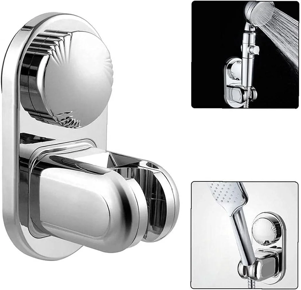 نگهدارنده سر دوش قابل تنظیم با مکش قوی، گیره دیواری برای دوش دستی، قفسه حمام