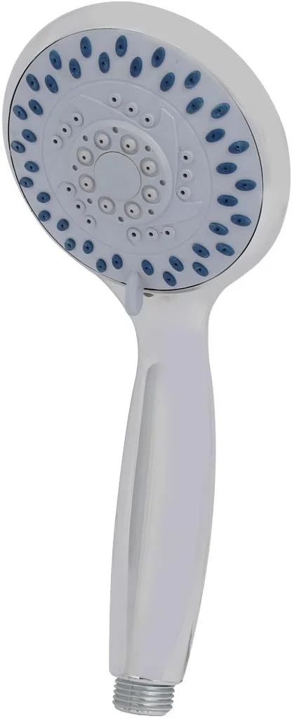 سردوش دستی گرد پاشش آب مناسب حمام (تجهیزات منزل)، طول 230 میلی متر، رنگ نقره ای