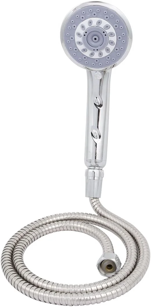 Aexit ABS (تجهیزات منزل) ست سردوش چند منظوره دستی با شلنگ 1.2 متری و براکت نصب