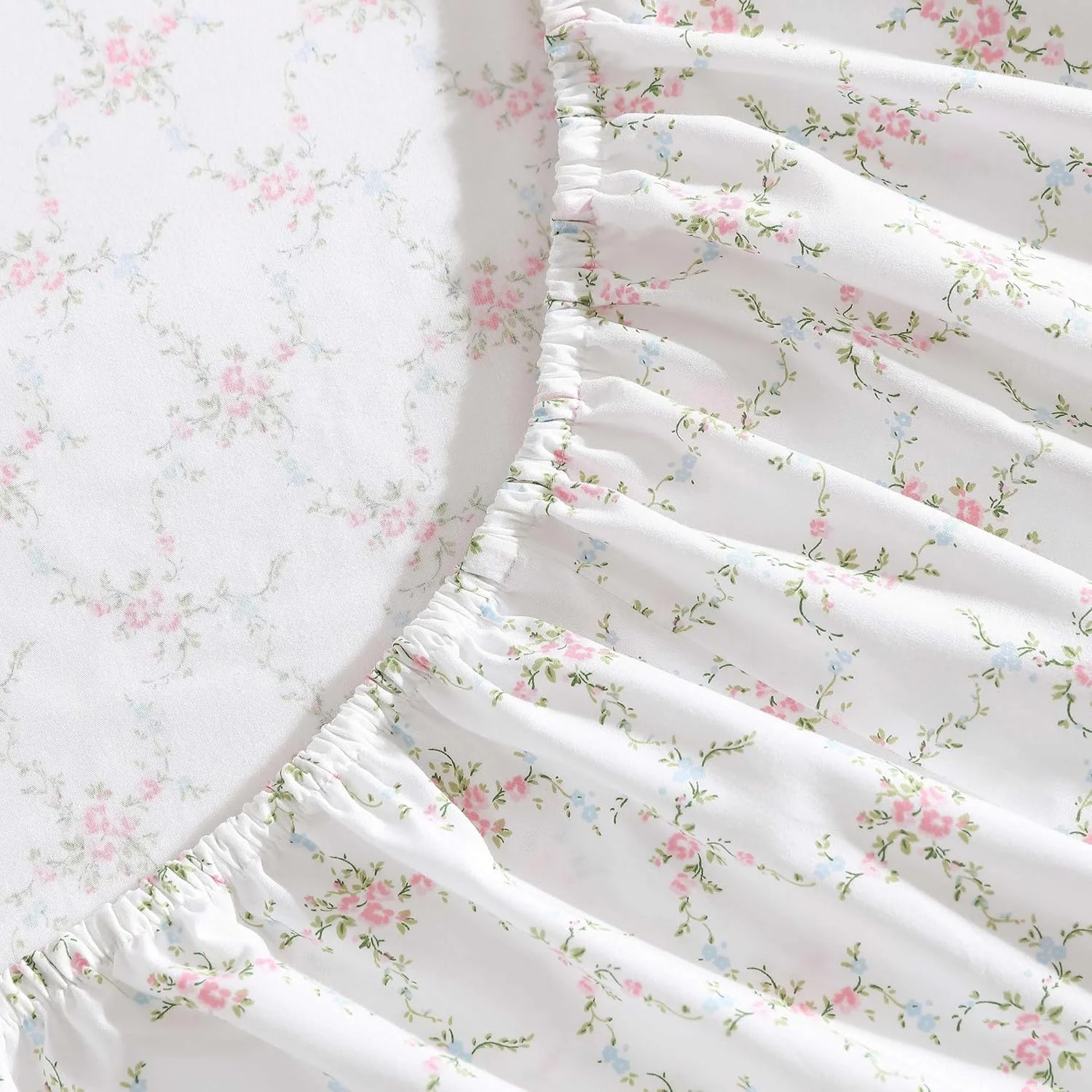 لورا اشلی - ست ملحفه، ملحفه های نخی پرکال تنفسی، 200 تراکم بافت، جیب عمیق، دکور شیک خانه (Lynda Pink, King) لورا اشلی - ست ملحفه، ملحفه های نخی پرکال تنفسی، 200 تراکم بافت، جیب عمیق، دکور شیک خانه (Lynda Pink, King)