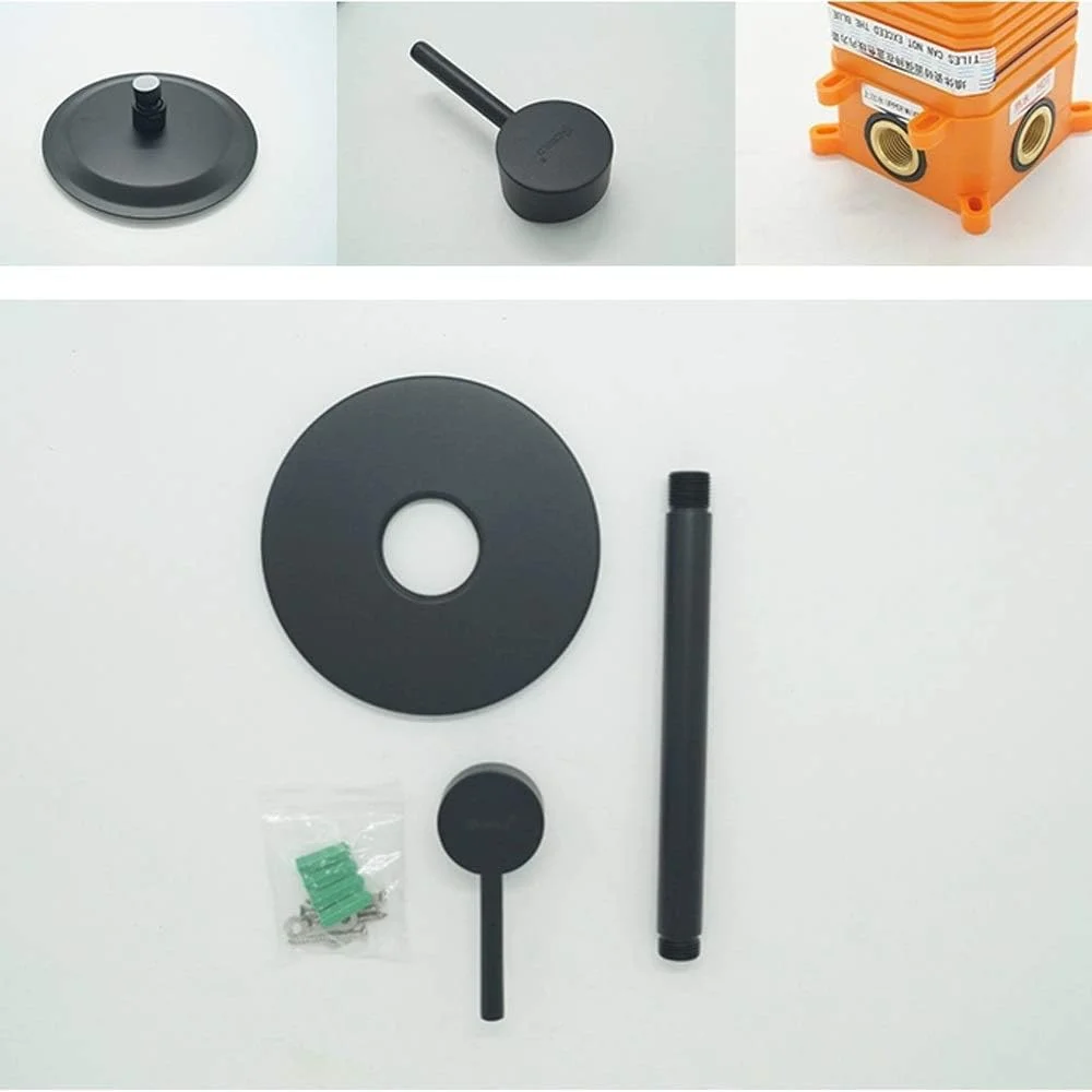 ست دوش دستی ARAST، ست دوش تک دستگیره، دوش بالانس فشار، سردوش حمام 8 اینچی (نوع شیر دوش: شیرآلات دوش دیواری) شیرآلات استنلس LEOWE