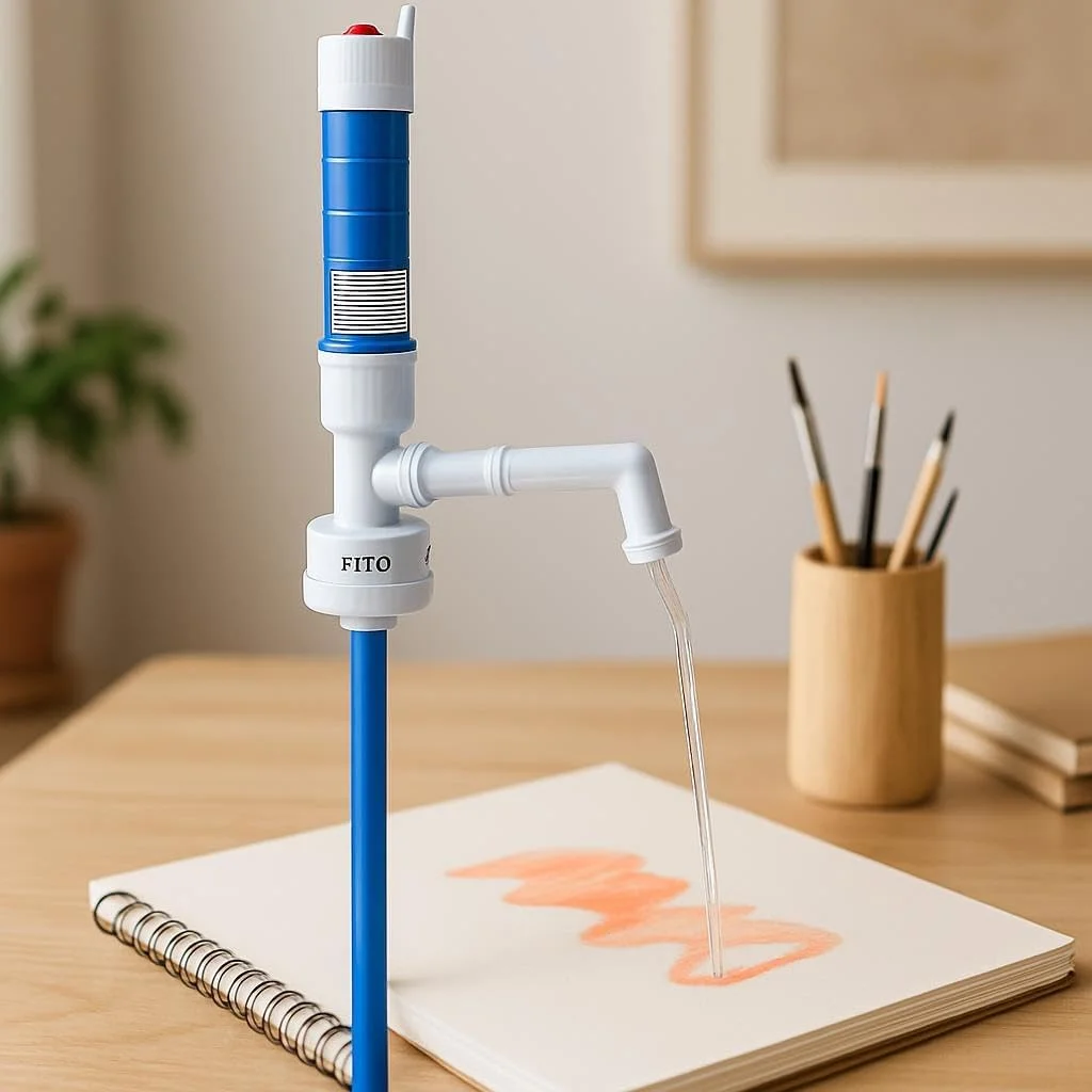 پمپ آب باتری خور فیتو، آبی - طراحی جمع و جور با نرخ جریان 3.5-4 لیتر در دقیقه، ایده آل برای توزیع آب و انتقال مایعات