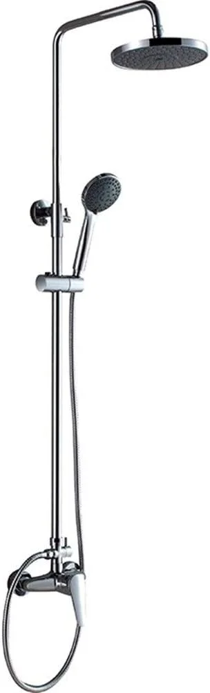 ست دوش دستی حمام، نصب دیواری، سر دوش گرد، ست دوش بارانی، سیستم دوش حمام