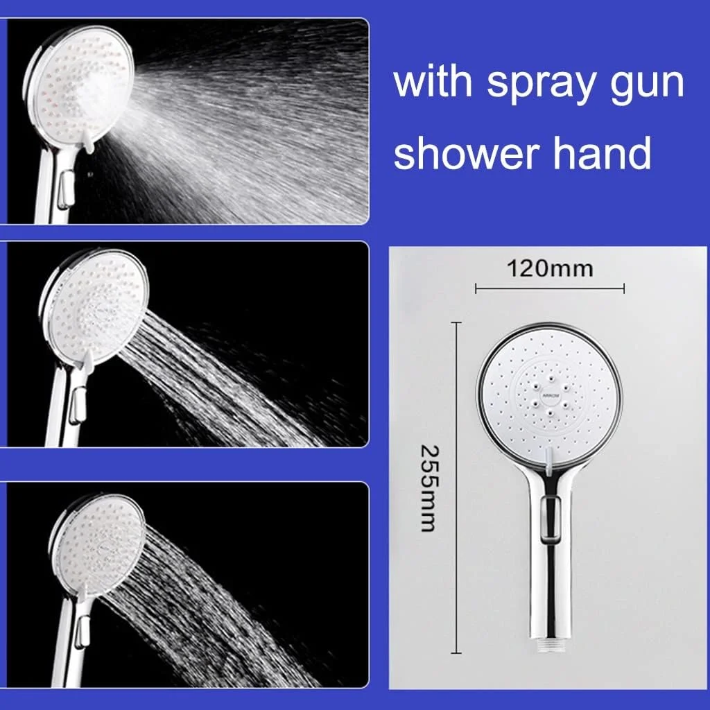 ست سر دوش حمام، سر دوش دستی، سر دوش های تحت فشار با 3 حالت اسپری، برای اسپا