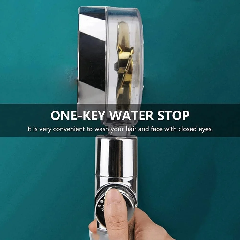 دوش دستی بارانی، دوش توربینی تیغه طلایی، اسپری دوش قدرتمند، دوش دستی تقویت کننده آب تک دکمه ای