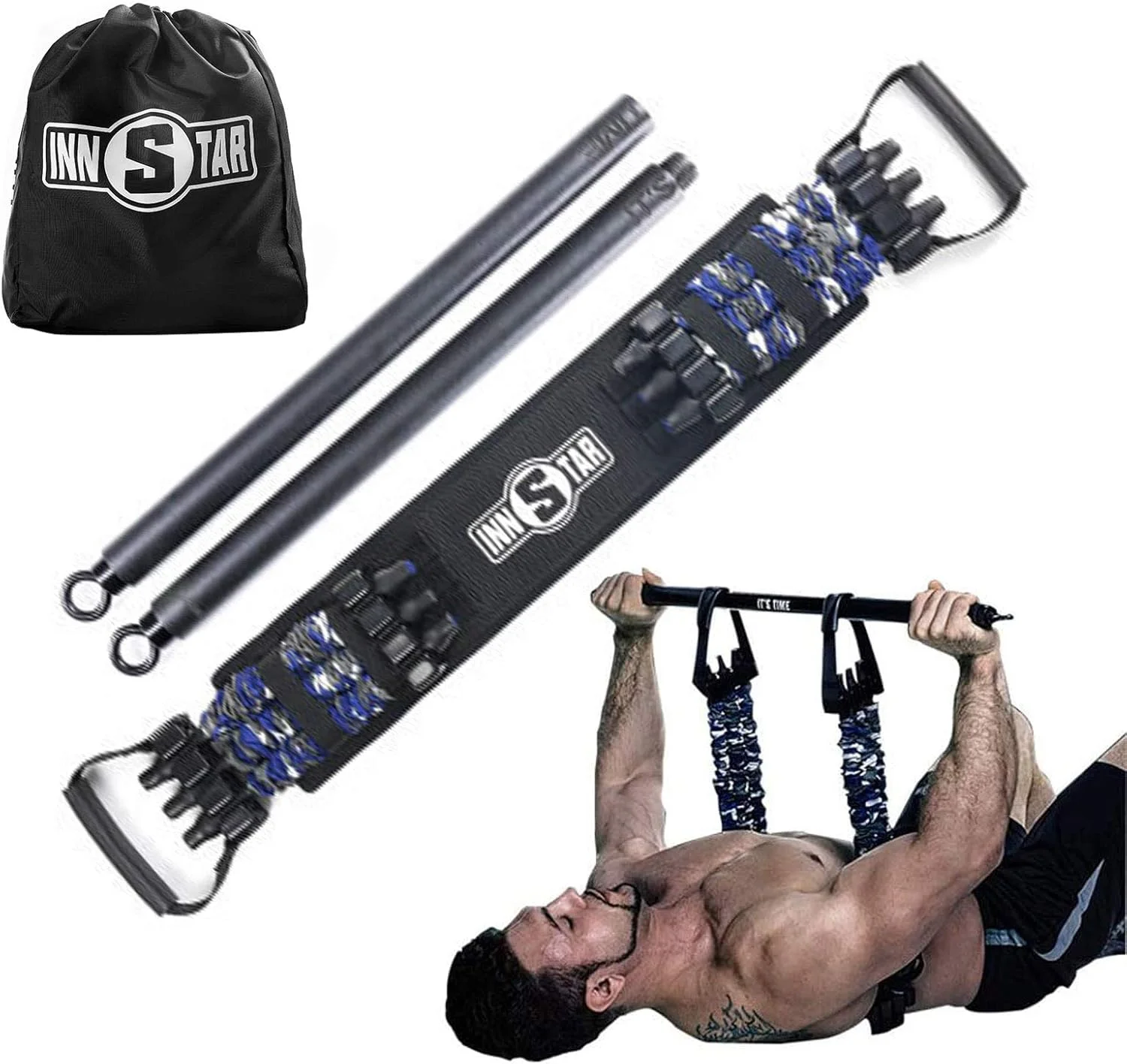 کش های مقاومتی پرس سینه - تقویت کننده سینه 36/48/69/90 کیلوگرمی با کش مقاومتی برای مردان، تمرین دهنده قابل تنظیم قدرت کشش، تمرین دهنده تناسب اندام بازو، شانه و سینه کش های مقاومتی پرس سینه - تقویت کننده سینه 36/48/69/90 کیلوگرمی با کش مقاومتی برای مردان، تمرین دهنده قابل تنظیم قدرت کشش، تمرین دهنده تناسب اندام بازو، شانه و سینه