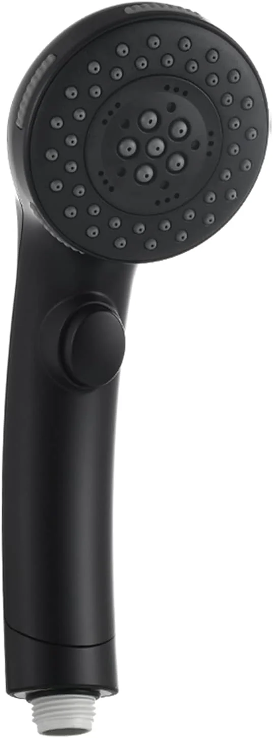 سردوش دستی فشار قوی Biveah مشکی، پلاستیک ABS با 5 حالت مختلف و دکمه روشن/خاموش مدل KHP015B