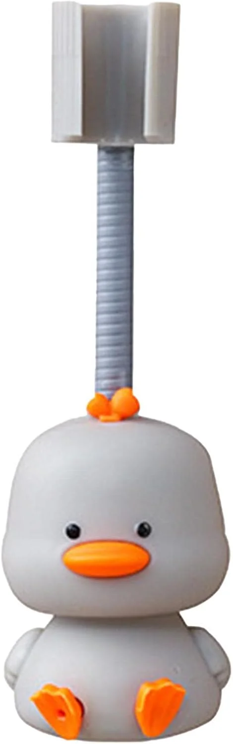 نگهدارنده سردوش حمام | نگهدارنده میله سردوش انعطاف پذیر 360 درجه، طرح اردک ضد آب بدون نیاز به سوراخکاری، پایه مکنده دیواری سردوش دستی برای دیوار