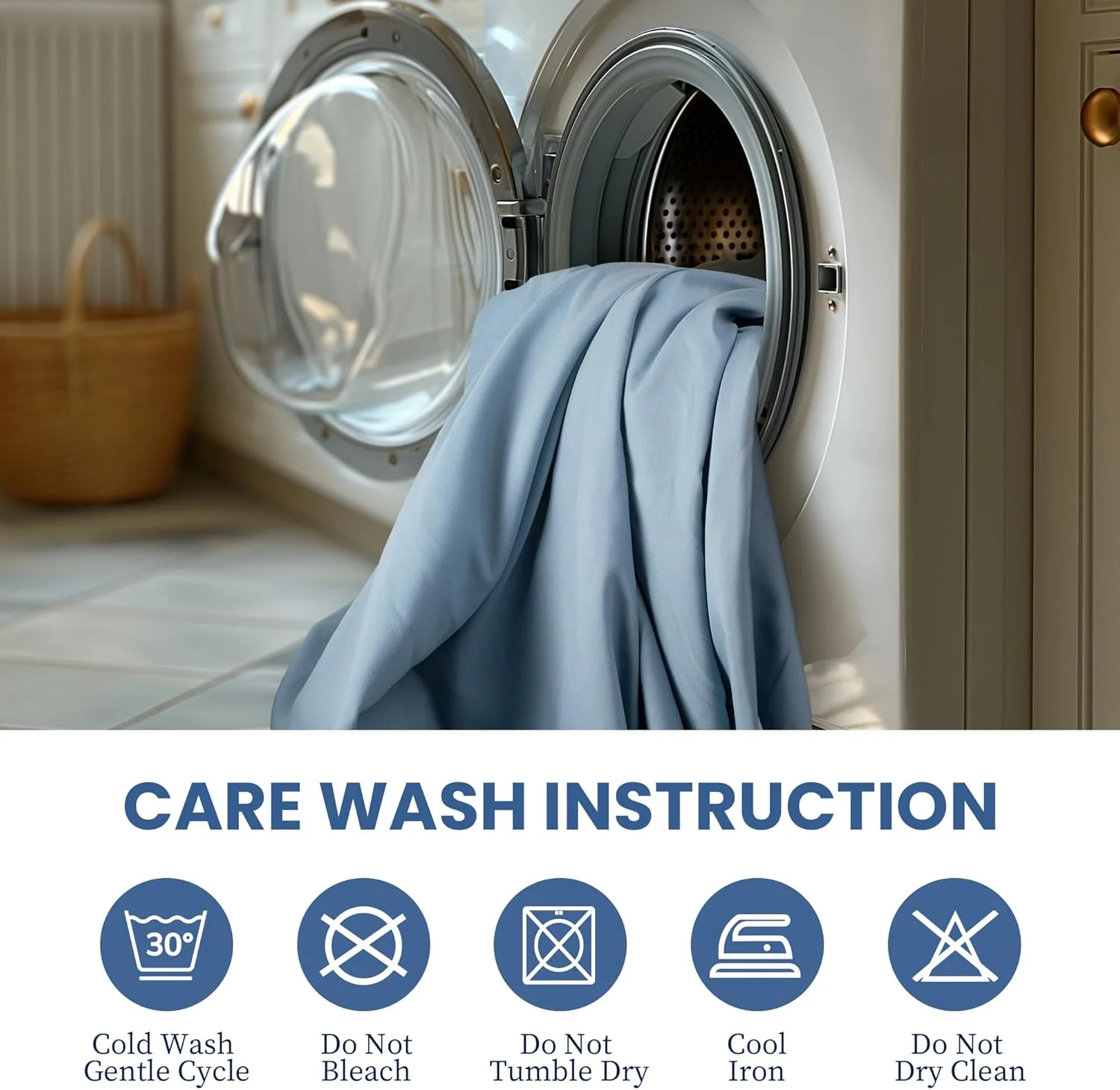 ست ملحفه 4 تکه کینگ سایز Simple Deluxe، میکروفایبر سبک وزن، بسیار نرم و با نگهداری آسان - ملحفه های خنک کننده و تنفسی راحت با جیب عمیق، مقاوم در برابر چروک و رنگ پریدگی، لوکس هتل، آبی ست ملحفه 4 تکه کینگ سایز Simple Deluxe، میکروفایبر سبک وزن، بسیار نرم و با نگهداری آسان - ملحفه های خنک کننده و تنفسی راحت با جیب عمیق، مقاوم در برابر چروک و رنگ پریدگی، لوکس هتل، آبی